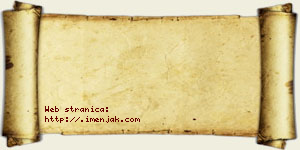 Emilija Nonin vizit kartica